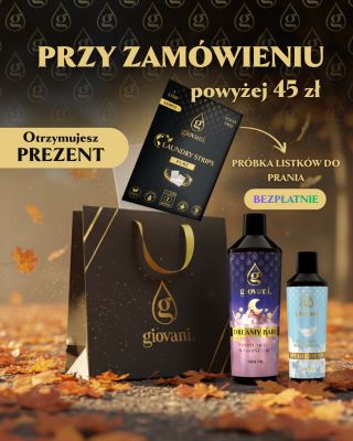 W Giovani® uwielbiamy szerzyć radość! 💛 Do każdego zamówienia powyżej 45 zł dołączamy prezent – próbkę naszych listków do...