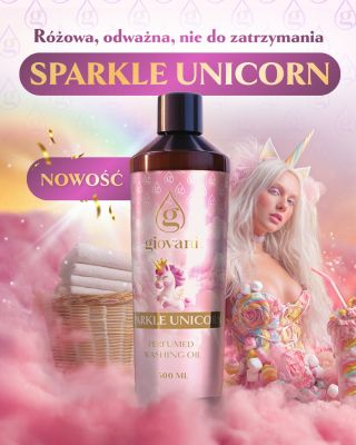 ✨ NOWOŚĆ – SPARKLE UNICORN ✨ Słodki, cukierkowy zapach, który sprawi, że pranie stanie się magicznym doświadczeniem....