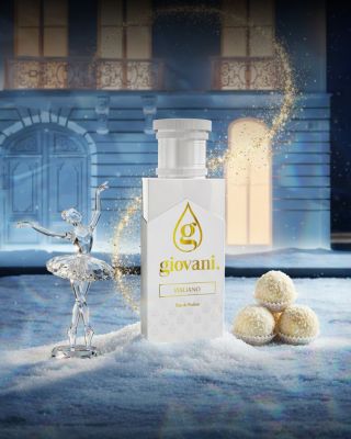 Zanurz się w świątecznej atmosferze, gdzie kontrast mroźnej elegancji i ciepłego zapachu tworzy niezapomniane wrażenia...